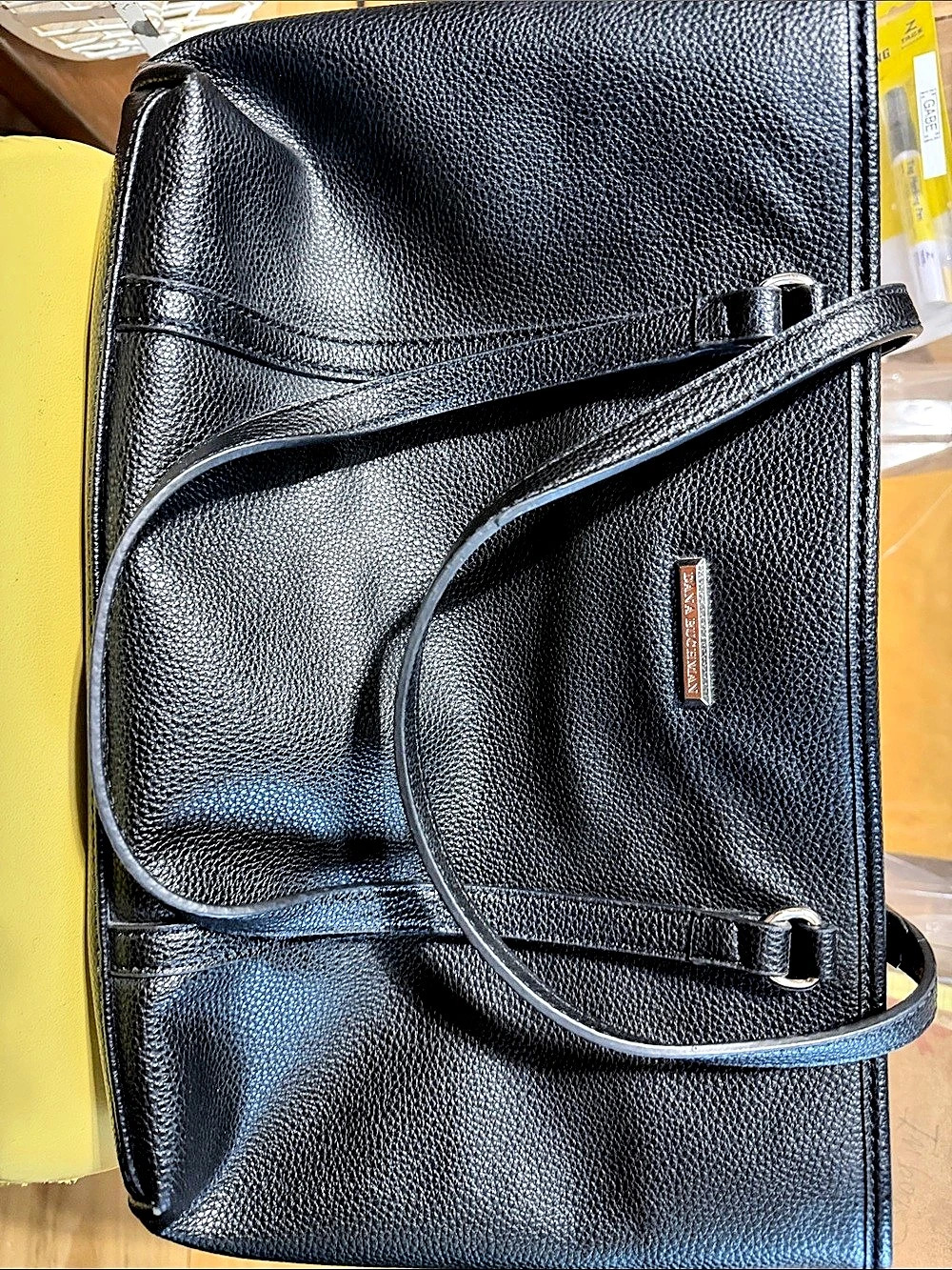 Dana Buchman Black Tote Bag Like New